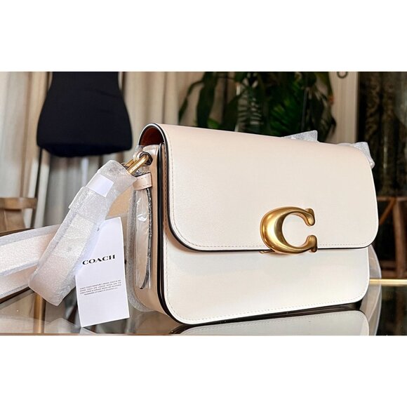 Coach Handbags - NEW!!! Coach White/Chalk Leather Sage Shoulder Bag/Crossbody with Adjustable Str